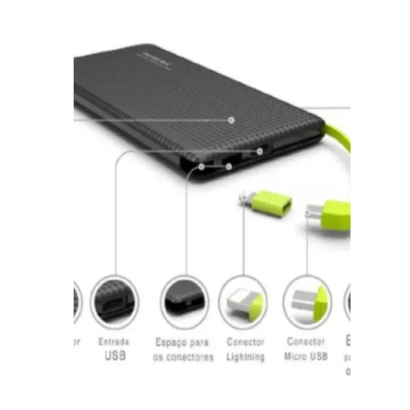 Carregador Portátil  Powerbank 5000mah Universal Orig