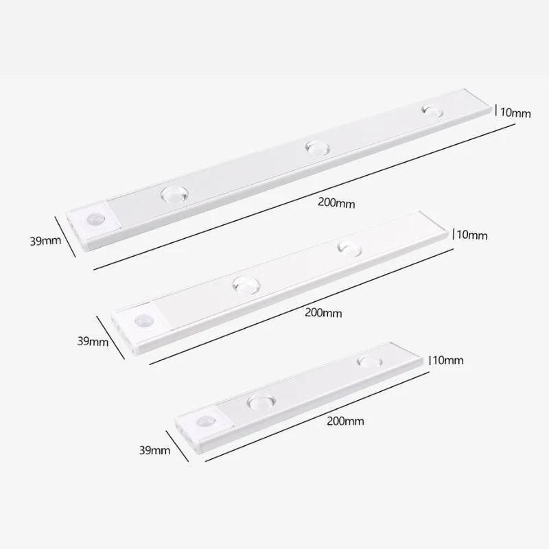 Lâmpada de Led Magnética Com Sensor de Movimento Fácil Instalaçã