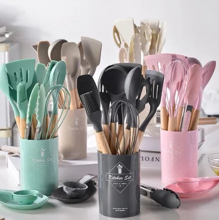 Utensílios De Cozinha, KIT silicone de 12 Peças