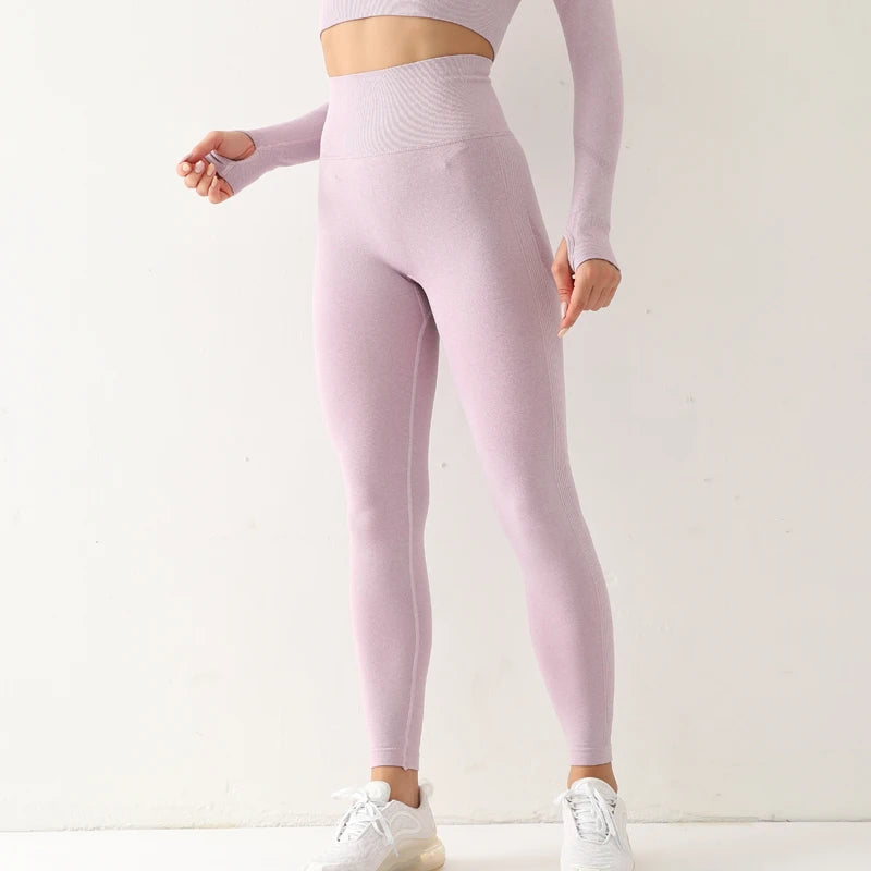 leggings cintura alta elástica sólida