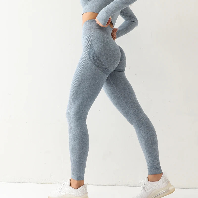 leggings cintura alta elástica sólida