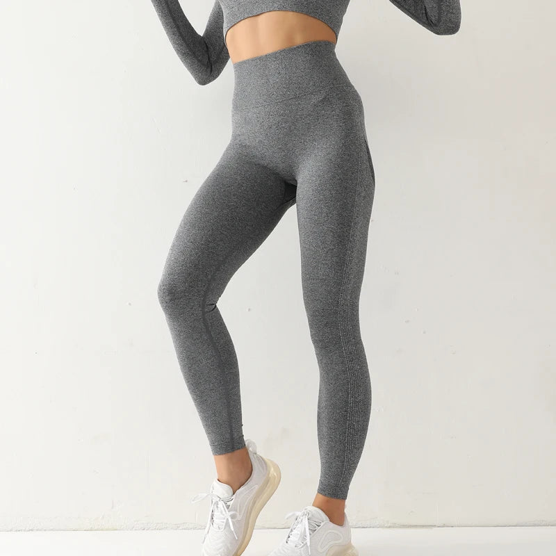 leggings cintura alta elástica sólida