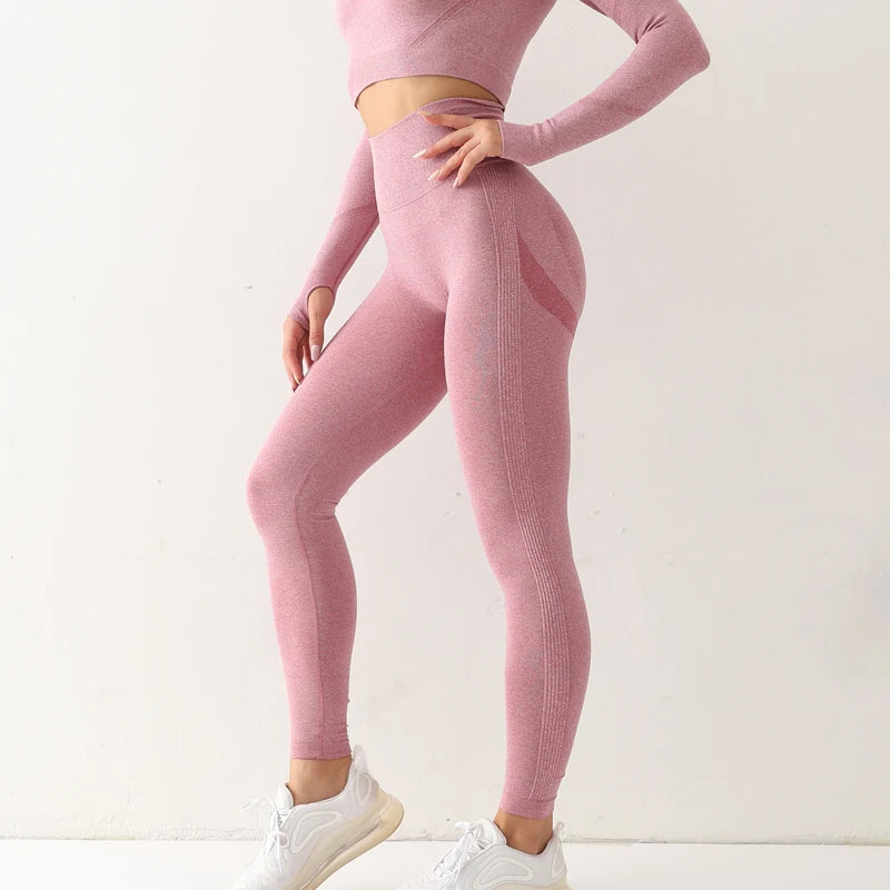 leggings cintura alta elástica sólida