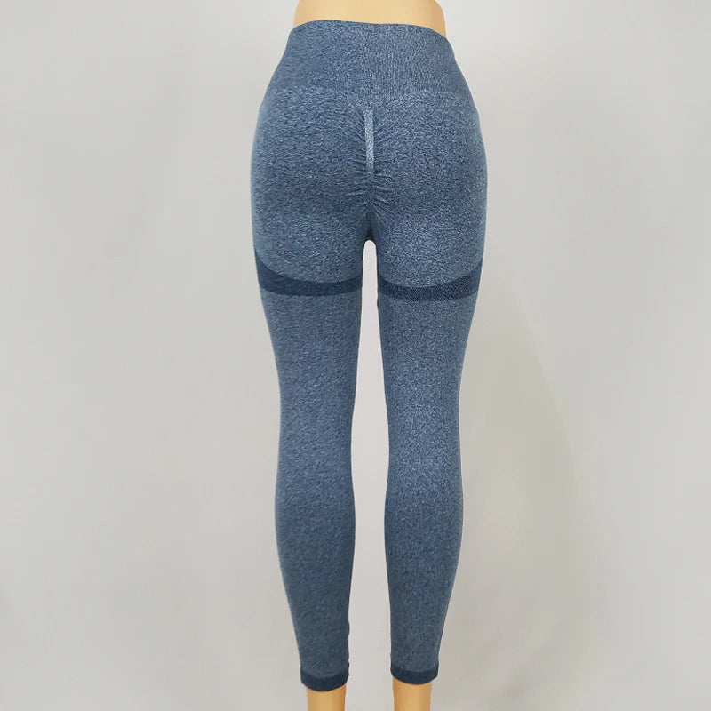 leggings cintura alta elástica sólida