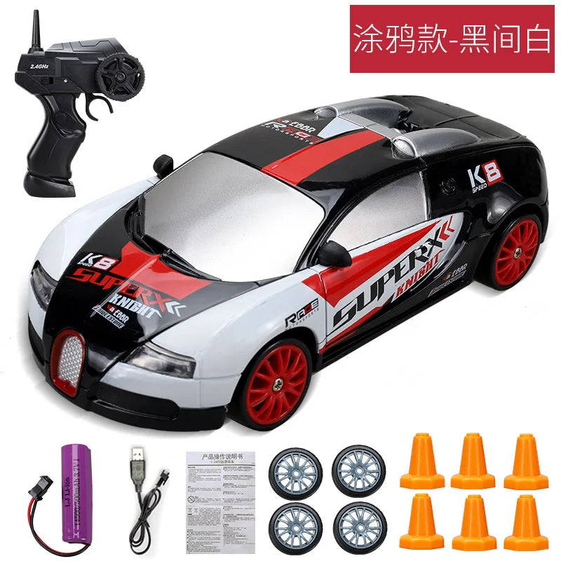 Carrinho de controle remoto drift RC 4WD