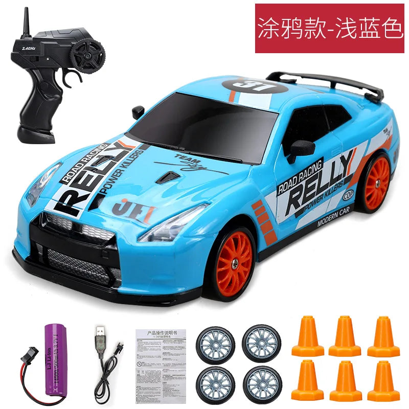 Carrinho de controle remoto drift RC 4WD