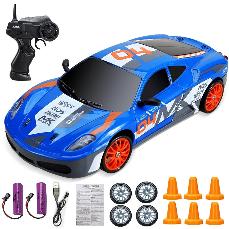 Carrinho de controle remoto drift RC 4WD