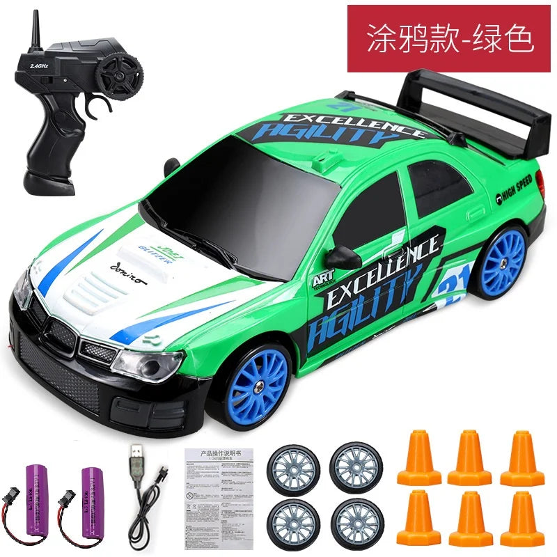 Carrinho de controle remoto drift RC 4WD