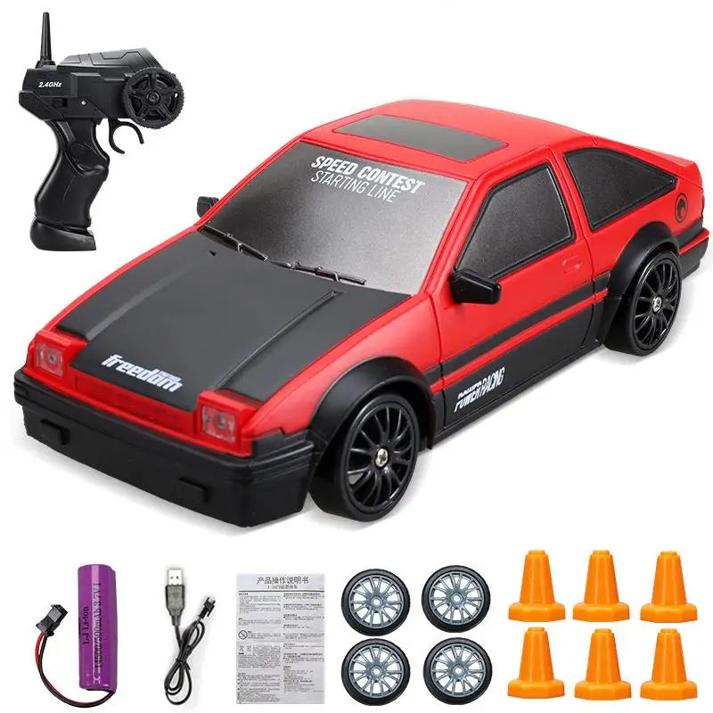 Carrinho de controle remoto drift RC 4WD