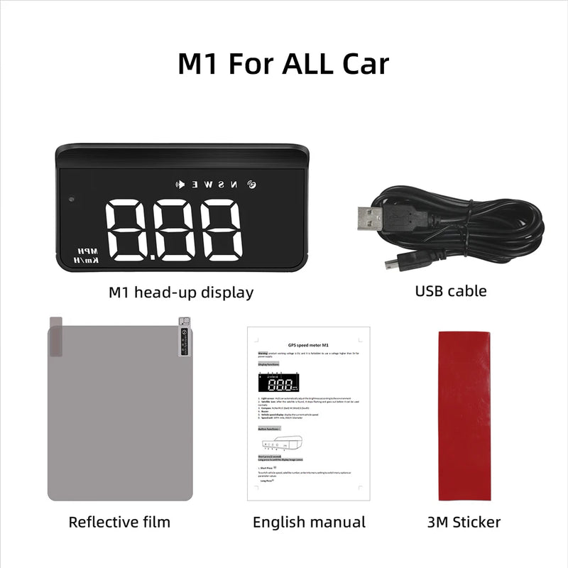 projetor de velocidade obd2 auto on-board computador alarme de quilometragem de combustível acessórios do carro