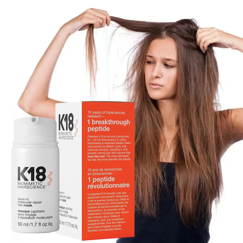 k18 reparação molecular máscara de cabelo suaviza e restaura cabelos