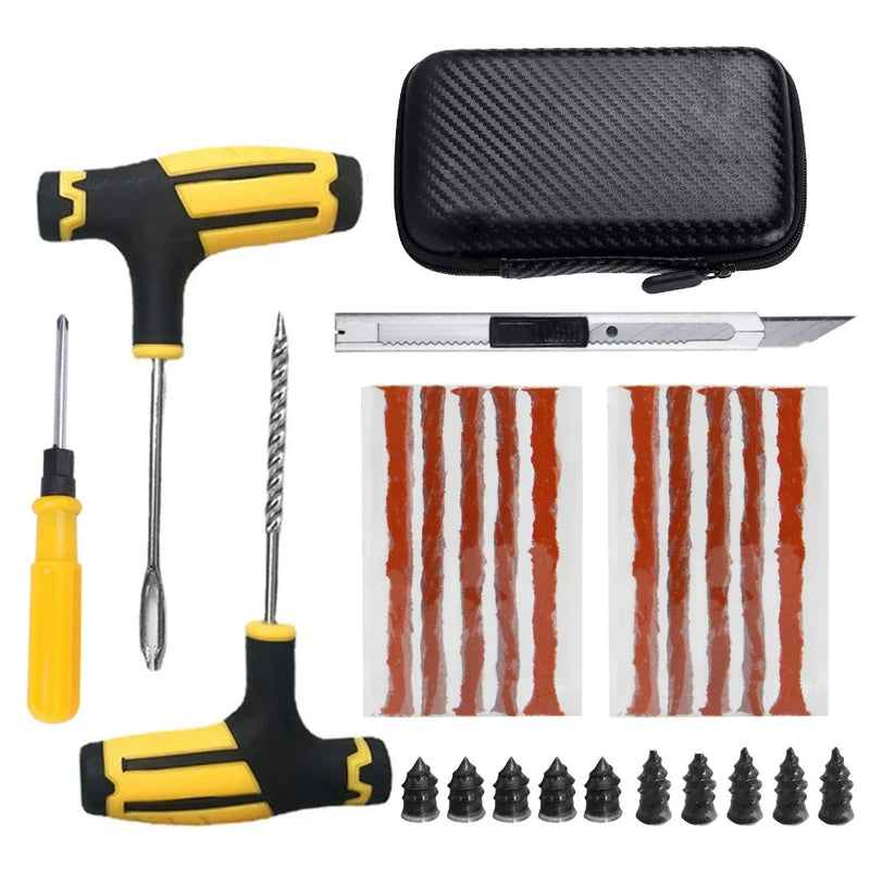 Kit de reparo de pneu de carro, Ferramentas de plugue