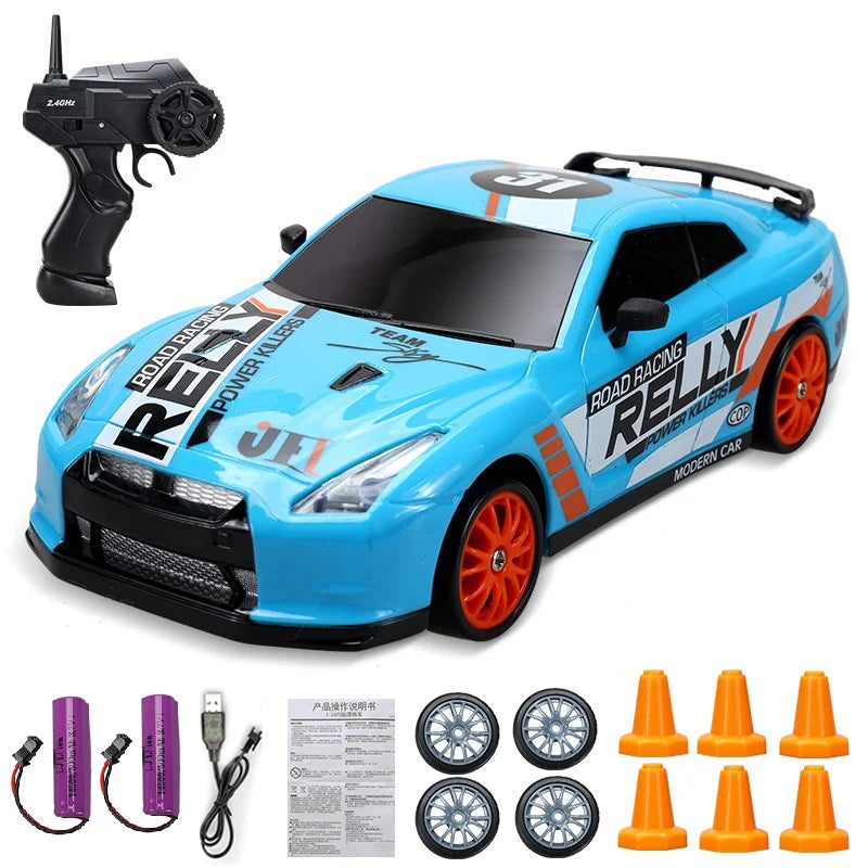 Carrinho de controle remoto drift RC 4WD