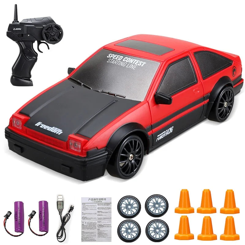 Carrinho de controle remoto drift RC 4WD