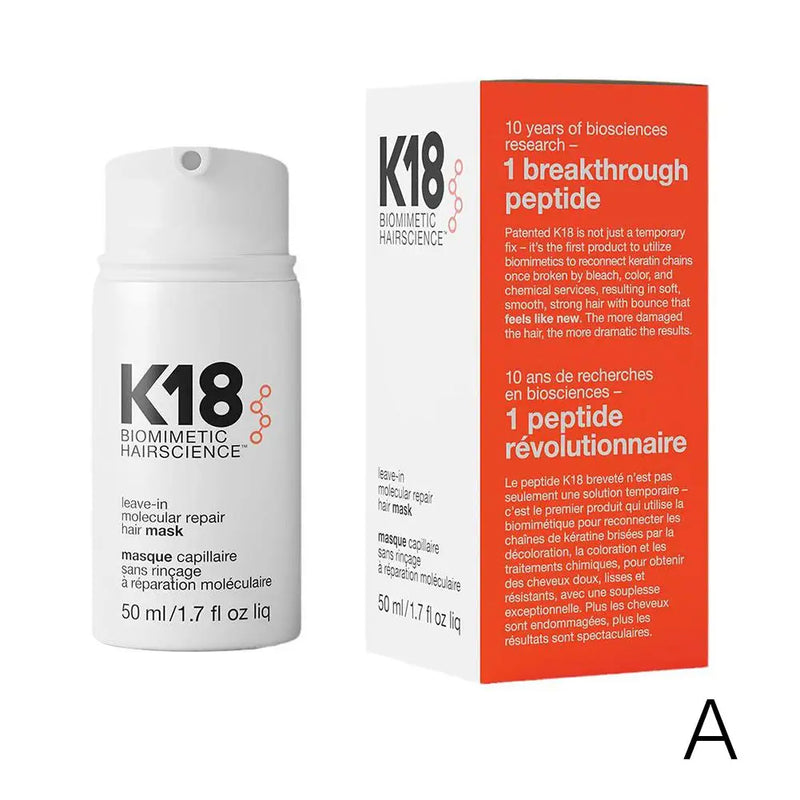 k18 reparação molecular máscara de cabelo suaviza e restaura cabelos