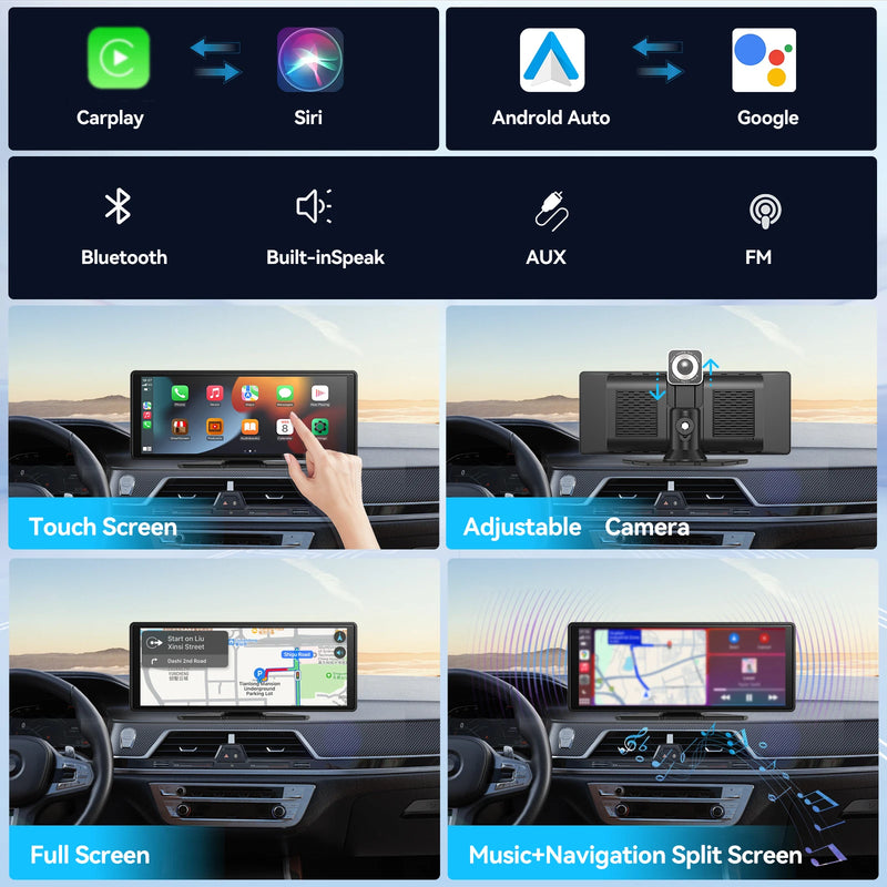 Carplay portátil universal para tela do carro