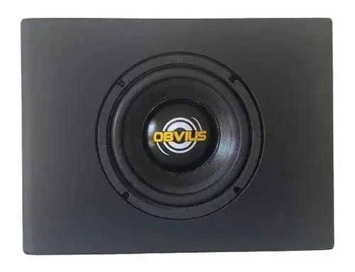 Caixa Amplificada Slim Subwoofer 8 Obvius Ativa Grave Carro