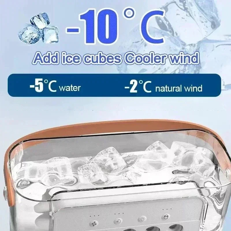 Mini refrigerador de ar LED