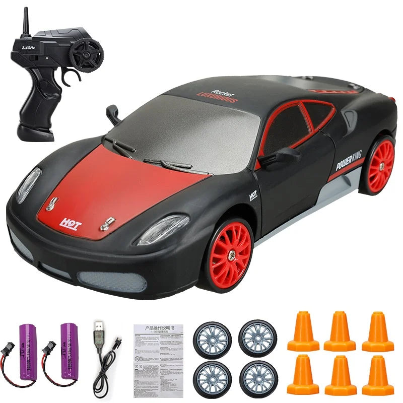 Carrinho de controle remoto drift RC 4WD