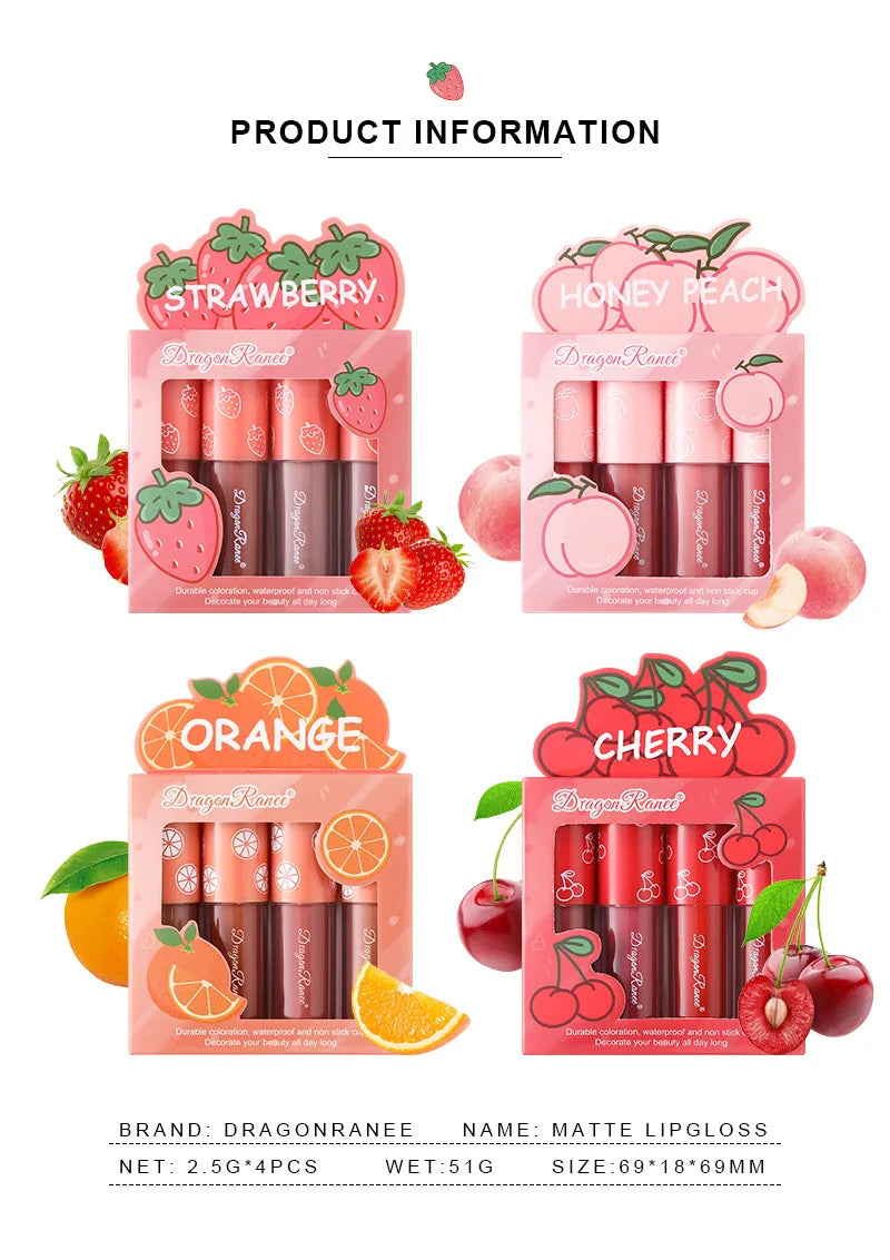 KIT Lip gloss perfumado