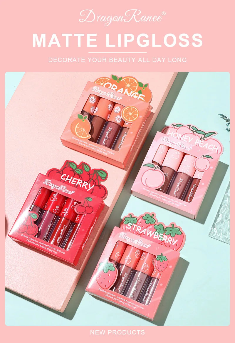 KIT Lip gloss perfumado