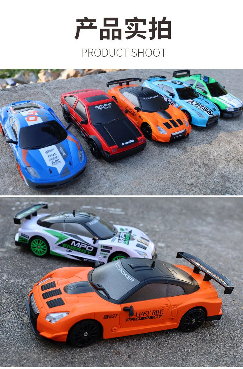 Carrinho de controle remoto drift RC 4WD