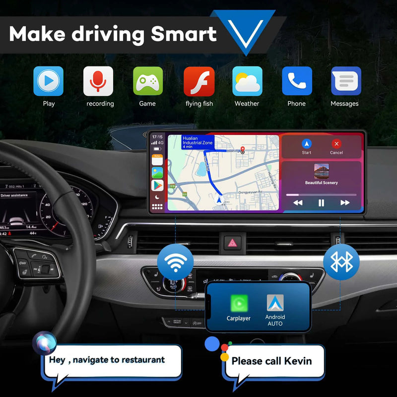 Carplay portátil universal para tela do carro