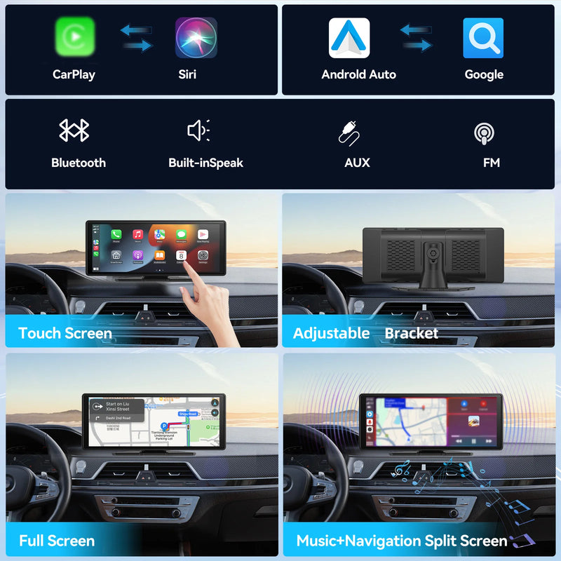 Carplay portátil universal para tela do carro